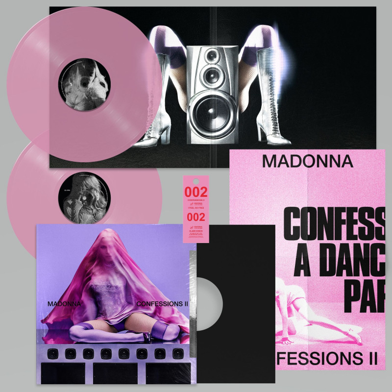 Madonna - Confessions II - 2 LPs (Extended Translucent Pink Vinyl Edition)