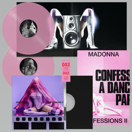 Madonna - Confessions II - 2 LPs (Extended Translucent Pink Vinyl Edition)