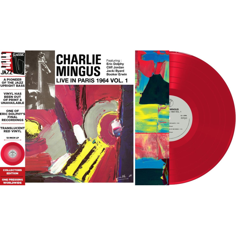 Mingus, Charles - Live In Paris 1964, Vol. 1 - LP (Translucent Red Vinyl Edition)