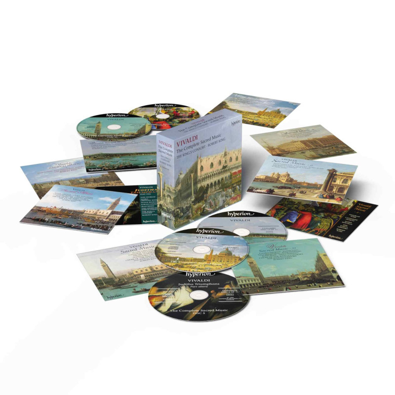 Vivaldi: The Complete Sacred Music - The King's Consort / Robert King (11 CDs Box-Set)