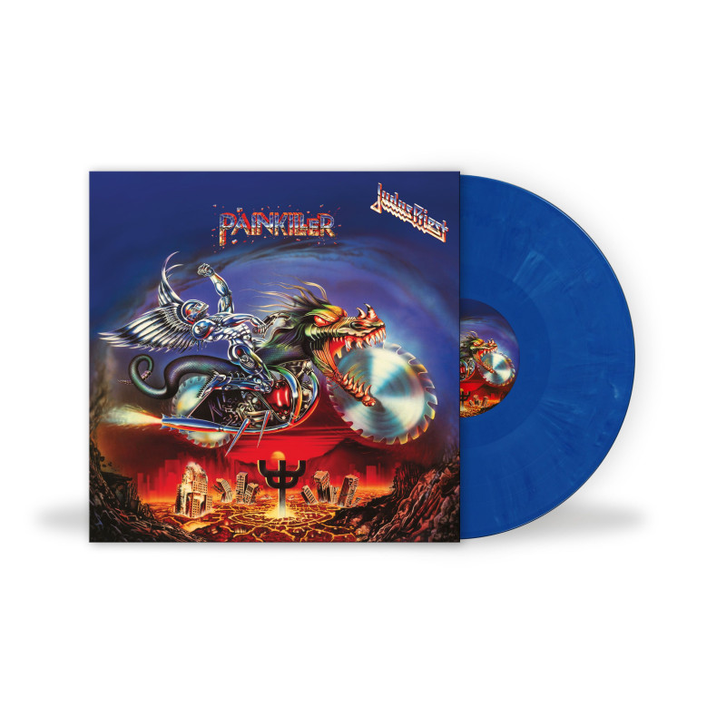 Judas Priest - Painkiller - LP (35th Anniversary National Album Day 2025 Blue/White Marble Vinyl Edition)