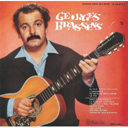 Brassens, George - Georges Brassens Et Sa Guitare Accompagné Par Pierre Nicolas - LP 10"