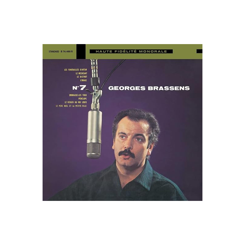 Brassens, George - Et Sa Guitare Accompagné Par Pierre Nicolas Nº 7 - LP 10"