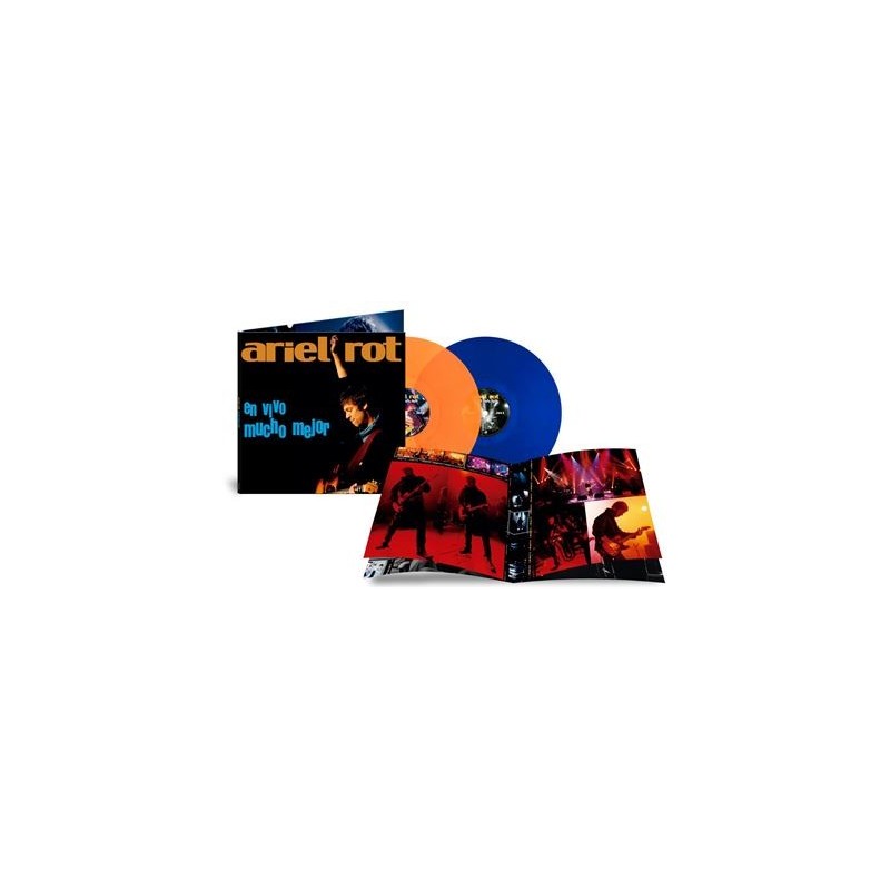 Rot, Ariel - En Vivo Mucho Mejor - 2 LPs (Edición Vinilos Azul & Naranja + Libreto)