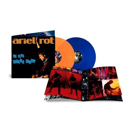 Rot, Ariel - En Vivo Mucho Mejor - 2 LPs (Edición Vinilos Azul & Naranja + Libreto)