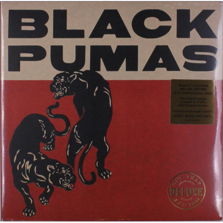 Black Pumas - Black Pumas - 2 LPs (Gold, Black & Red Deluxe Vinyl Edition)