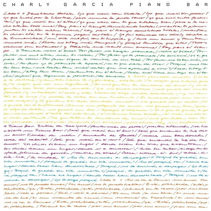 Garcia, Charly - Piano Bar - LP (White Vinyl Edition)