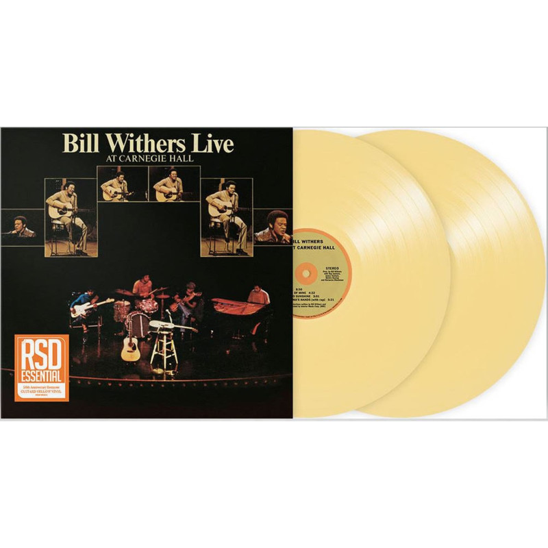 Withers, Bill - Live At Carnegie Hall - 2 LPs (50th Anniversary Indie Custard Yellow Vinyl Edition)