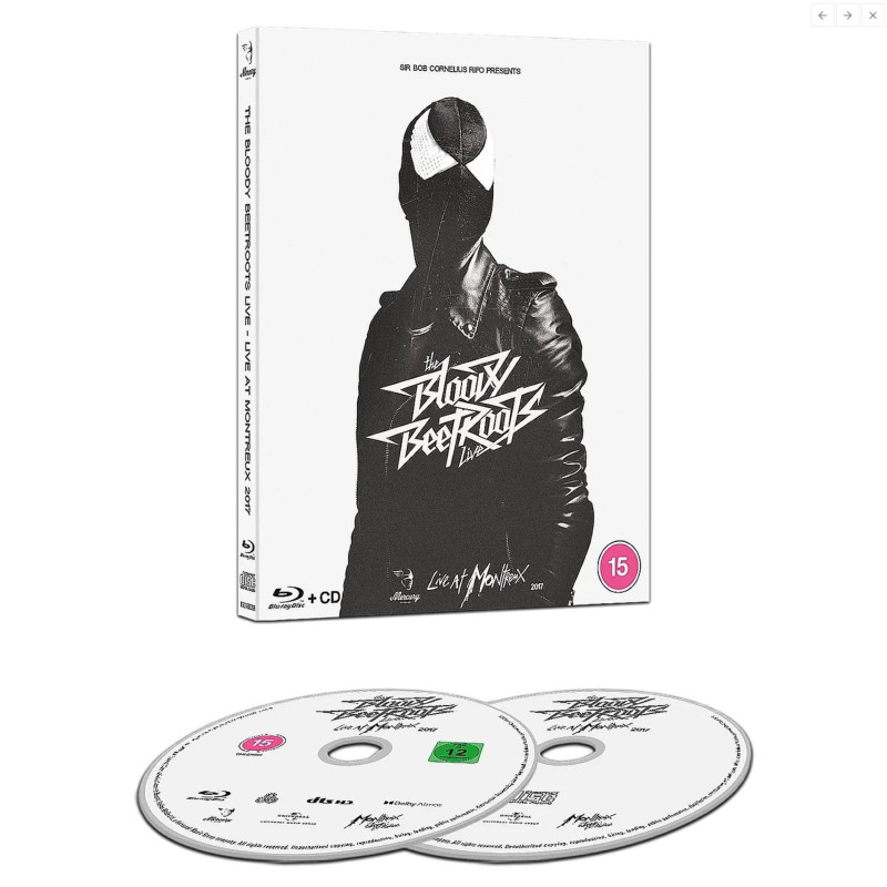 The Bloody Beetroots - Live At Montreux 2017  - CD + Blue Ray