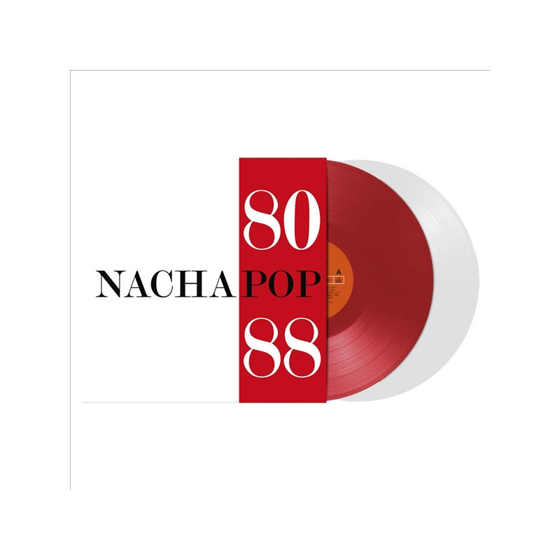 Nacha Pop - 80 88 - LP (White & Red Vinyl Edition)