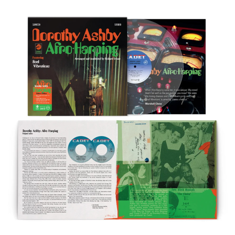 Ashby, Dorothy - Afro-Harping - LP (Remastered Limited Deluxe Edition. Clear Vinyl Edition)