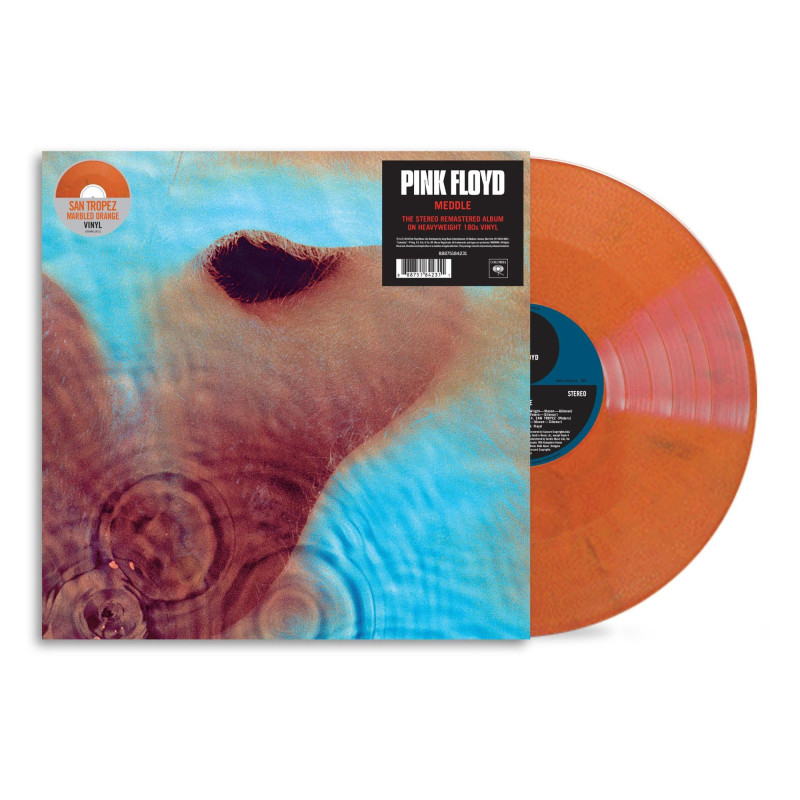 Pink Floyd - Meddle - LP 180 Gr. (San Tropez Marbled Orange Vinyl Edition)