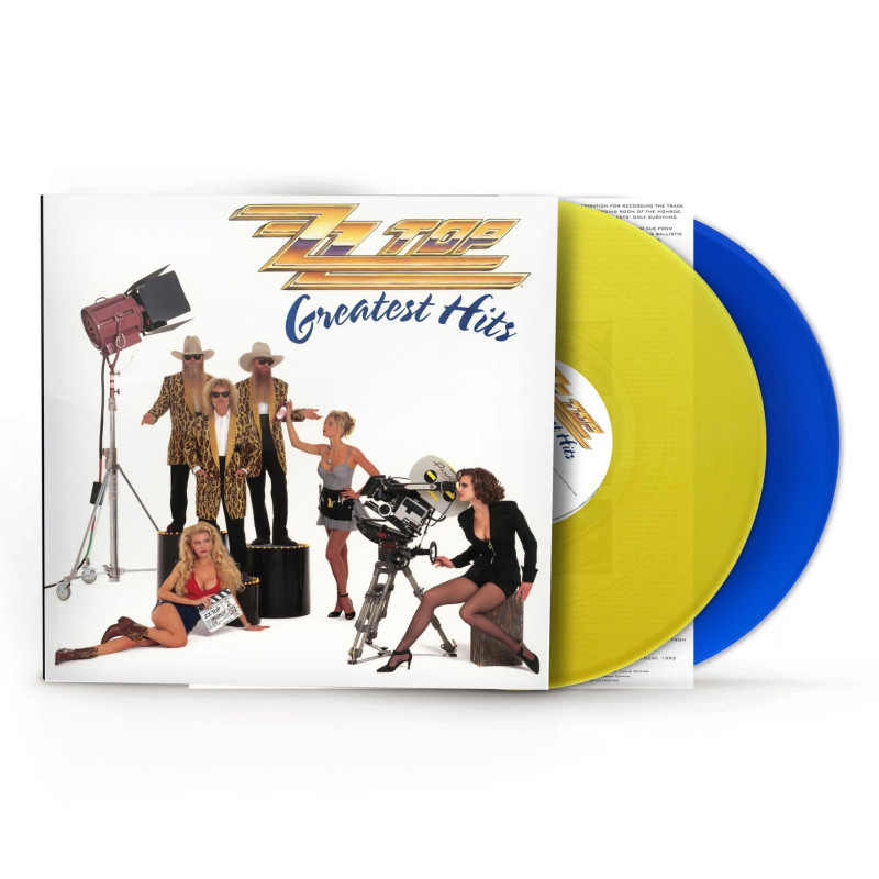 ZZ Top - Greatest Hits - 2 LPs (Yellow & Blue Translucent Rocktober 2026 Vinyl Edition)