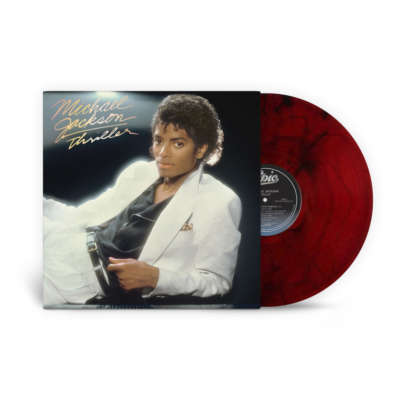Jackson, Michael - Thriller - LP (Red & Black Marble Vinyl Edition)