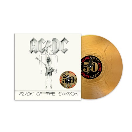 ACDC - Flick Of The Switch - LP 180 Gr. (50th Anniversary Gold Vinyl Edition + Artwork Print)