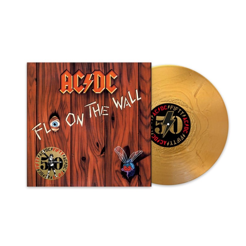 ACDC - Fly On The Wall - LP 180 Gr. (50th Anniversary Gold Vinyl Edition + Artwork Print)