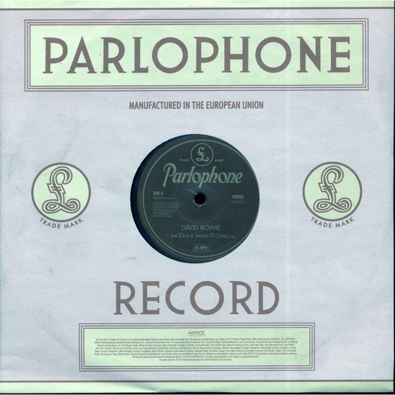 Bowie, David - Sue (Or In A Season Of Crime) - EP Single 10"