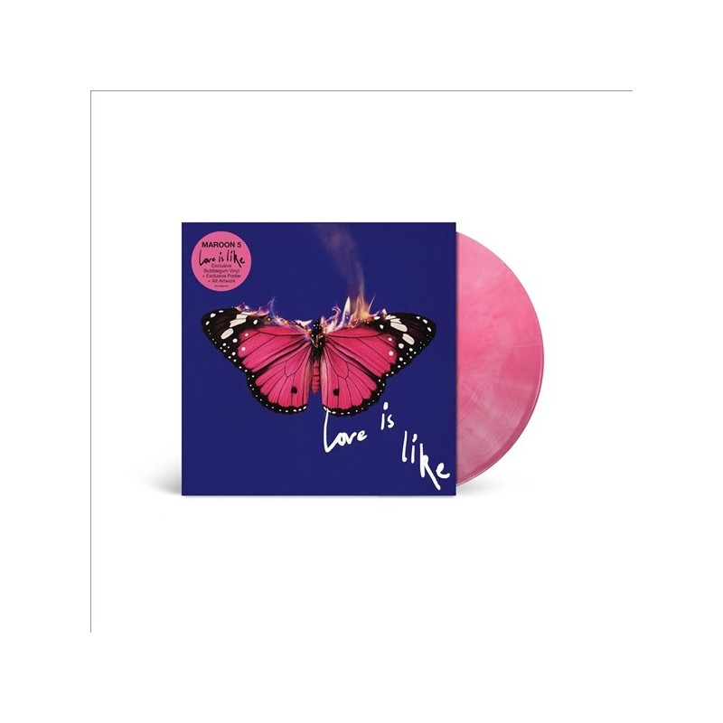 Maroon 5 - Love Is Like - LP (Bubblegum Vinyl + Poster)