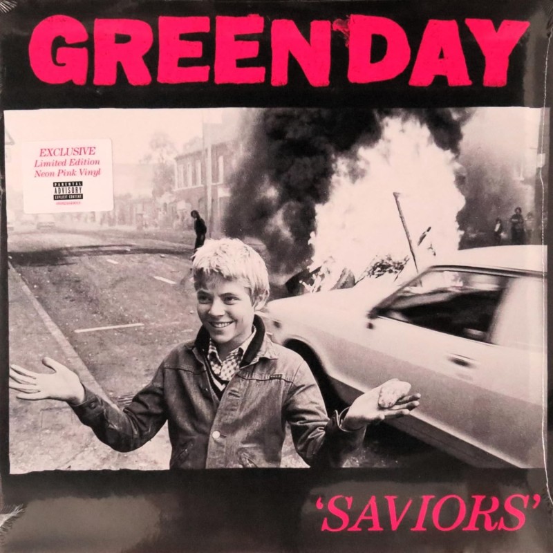 Green Day - Saviors - LP 180 Gr. (Neon Pink Vinyl Limited Edition)