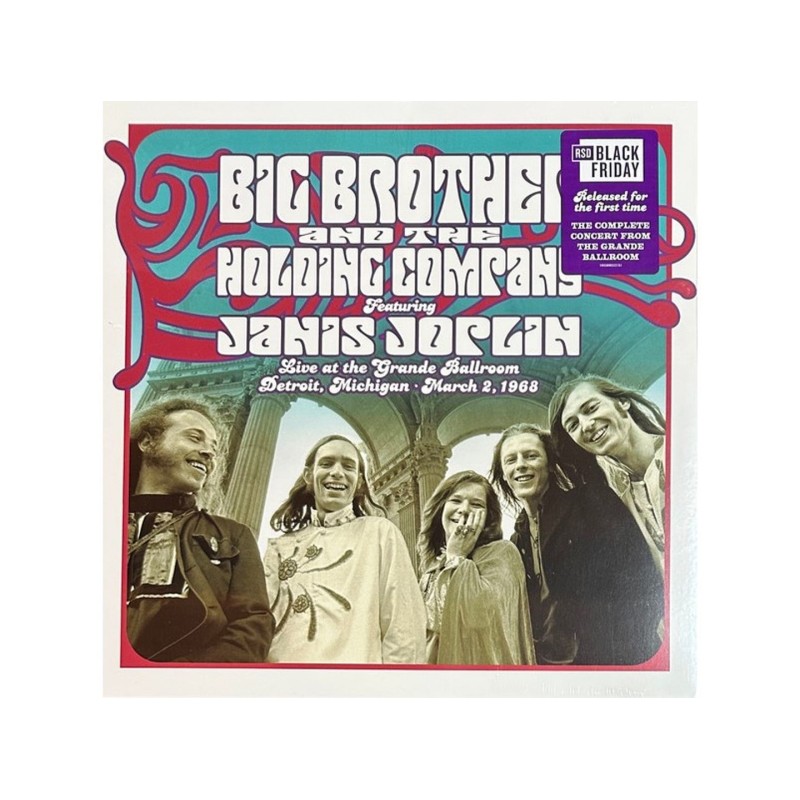 Joplin, Janis / Big Brother And The Holding Company - Live In Detroit 1968 - LP 180 Gr. (RSD 2024 Vinyl Edition)