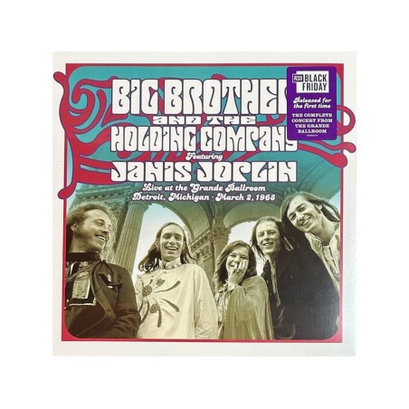Joplin, Janis / Big Brother And The Holding Company - Live In Detroit 1968 - LP 180 Gr. (RSD 2024 Vinyl Edition)