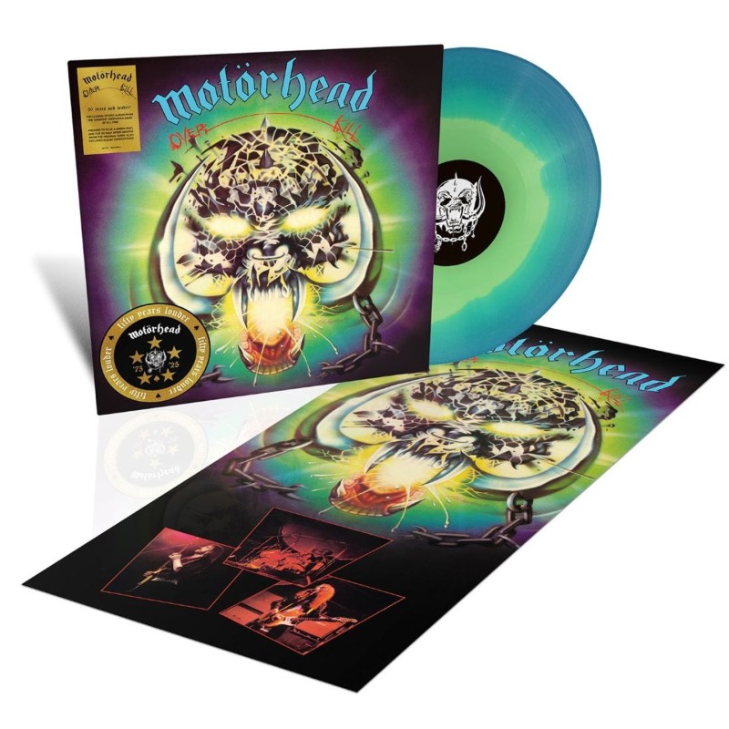 Motörhead - Overkill - LP (Limited 50th Anniversary Green Splatter Vinyl Edition)