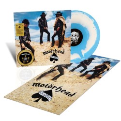 Motörhead - Ace Of Spades - LP (Limited 50th Anniversary Blue & White Splatter Vinyl Edition)