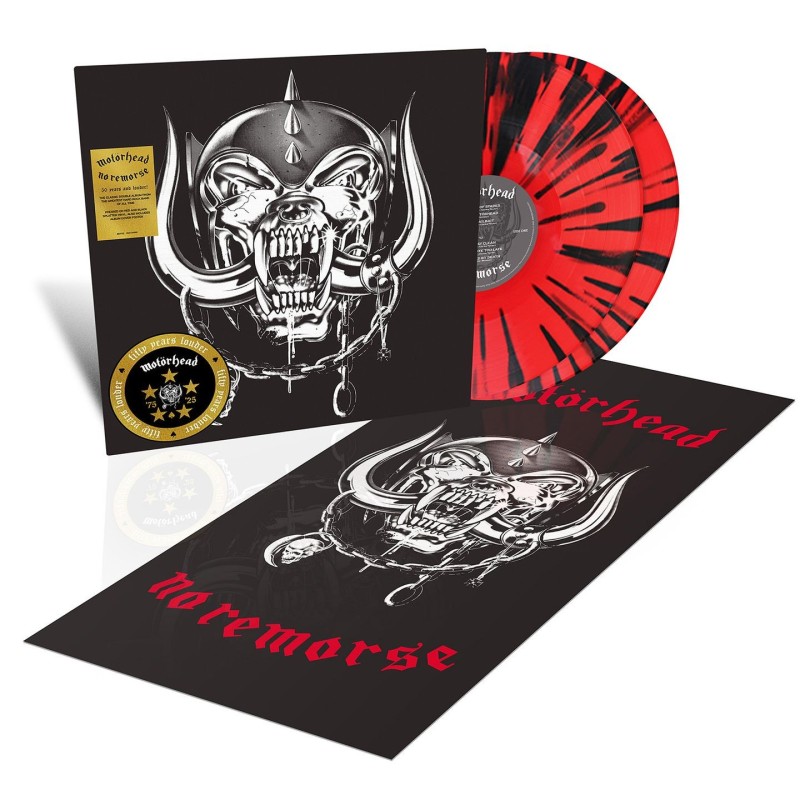 Motörhead - No Remorse - 2 LPs (Limited 50th Anniversary Red & Black Splatter Vinyl Edition)