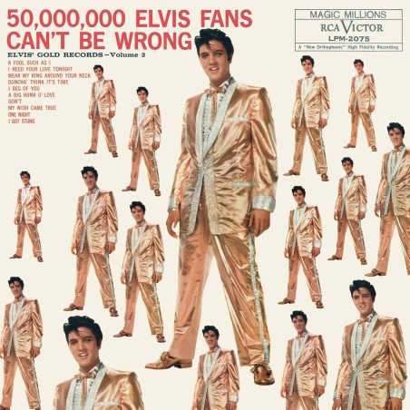 Presley, Elvis - 50.000.000 Elvis Fans Can't Be Wrong - Elvis' Gold Records Vol. 2 - LP
