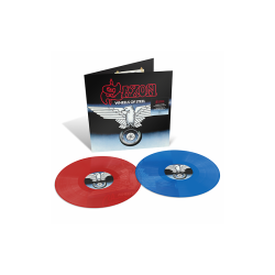 Saxon - Wheel Of Steel - 2 LPs (45th Anniversary Red & Blue Vinyl Edition)