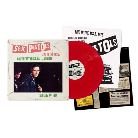Sex Pistols - Live In The U.S.A. 1978: South East Music Hall - LP (Limited Red Vinyl Edition)