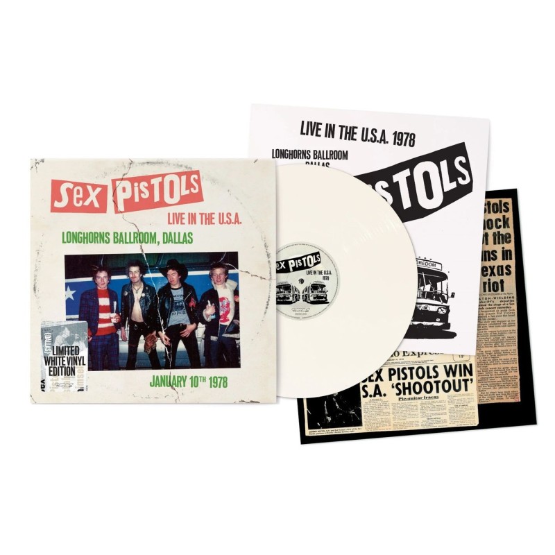 Sex Pistols - Live In The U.S.A. 1978: Longhorns Ballroom - LP (Limited White Vinyl Edition)