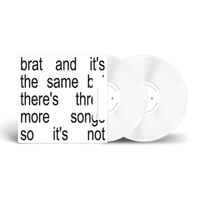 Charli XCX - Brat And It's The Same But There's Three More Songs So It's Not - 2 LPs (White Vinyl Edition)
