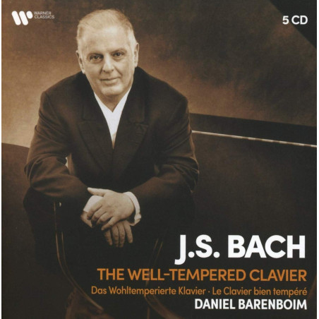 Bach, J. S. - The Well-Tempered Clavier - Barenboim (5 CDs Box)
