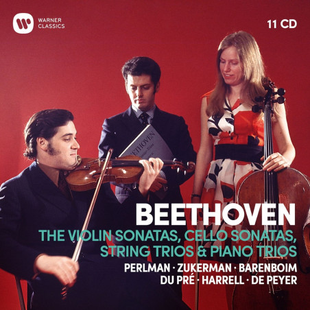 Beethoven - Violin & Cello Sonatas / String & Piano Trios - Perlman / Zukerman / Barenboim / Du Pré (11 CDs Box)