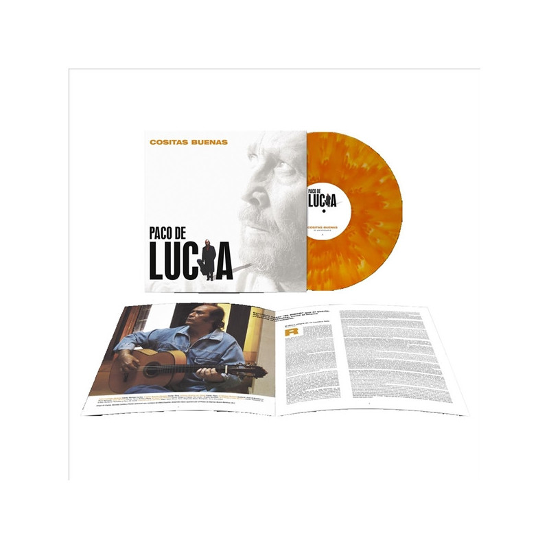 Paco De Lucía - Cositas Buenas - LP + Libreto De 16 Páginas (Edición Vinilo Naranja Fireplace Cloudy 20º Aniversari