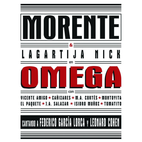 Morente, Enrique - Omega - 2 LPs (Edición Vinilo 20º Anniversario)