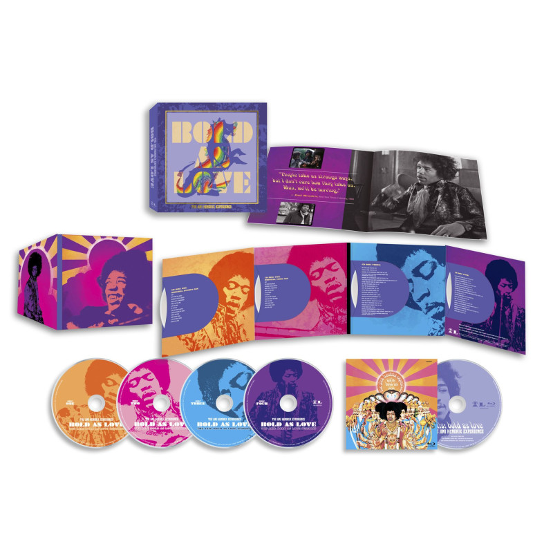 Hendrix, Jimi - Bold As Love (4 CDs + Blu-ray Box 2025 Deluxe Edition)