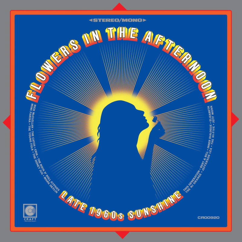 Various Artists - Flowers In The Afternoon: Late-1960s Sunshine - LP (RSD BF 2025 Translucent Orange Vinyl Edition)