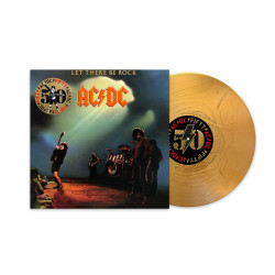 ACDC - Let There Be Rock - LP 180 Gr. (50th Anniversary Limited Gold Vinyl Edition + Artwork Print)