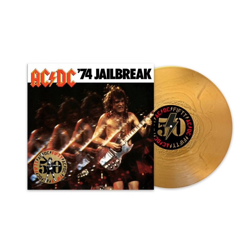 ACDC - '74 Jailbreak - LP 180 Gr. (50th Anniversary Limited Gold Vinyl Edition + Artwork Print)