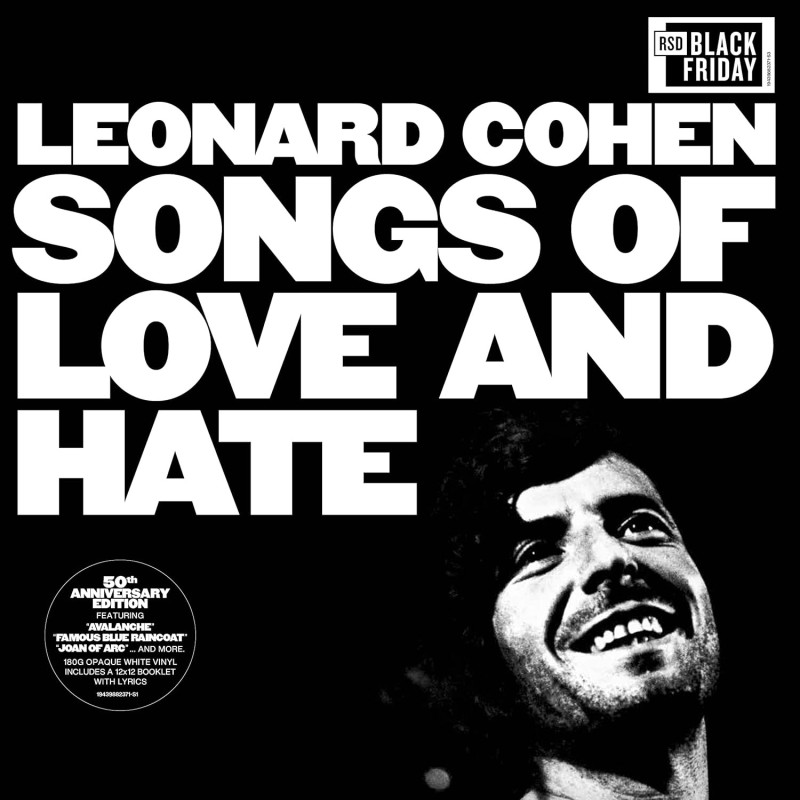 Cohen, Leonard - Songs of Love and Hate - LP (50th Anniversary Vinyl Edition)