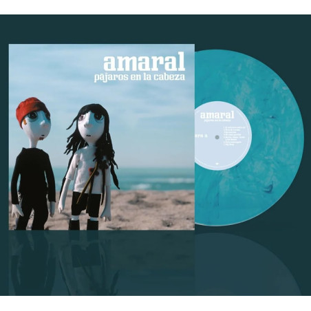 Amaral - Pájaros En La Cabeza - LP (Marbled Blue Vinyl Edition)