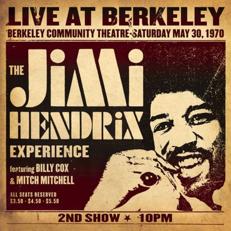Hendrix, Jimi - Live At Berkeley, May 30, 1970 (2nd Show) - 2 LPs 180 Gr.
