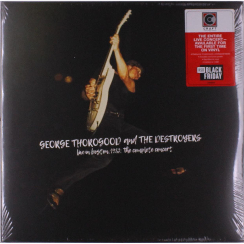 Thorogood, George And The Destroyers - Live In Boston 1982: The Complete Concert - 4 LPs (RSD 2024 Red Marble Vinyl Edition)