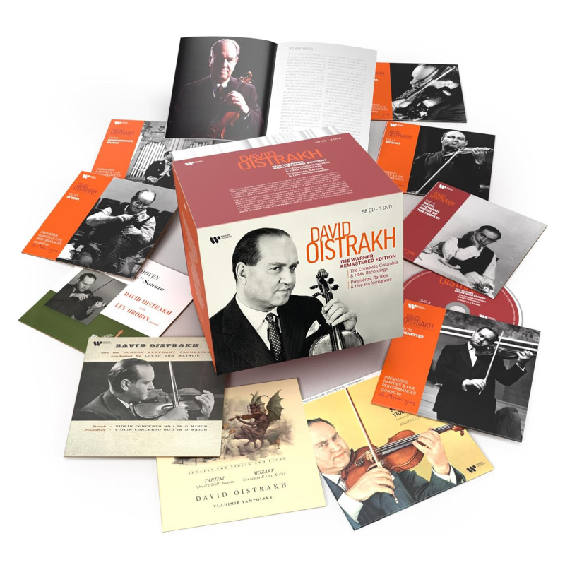 Oistrakh, David - The Warner Remastered Edition (58 CDs + 3 DVDs Box-Set)