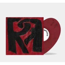 Rosalia & Rauw Alejandro - RR - 12'' (Red & Black Smoke Heart Shaped Vinyl)