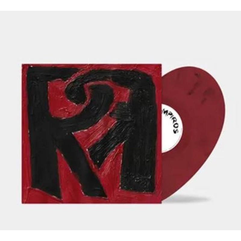 Rosalia & Rauw Alejandro - RR - 12'' (Red & Black Smoke Heart Shaped Vinyl)