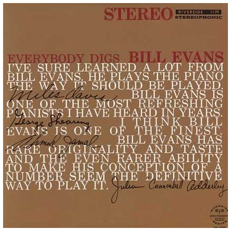 Evans, Bill - Everybody Digs Bill Evans - 2 LPs 180 Gr. 45 rpm (Analogue Production Audiophile Vinyl Series)