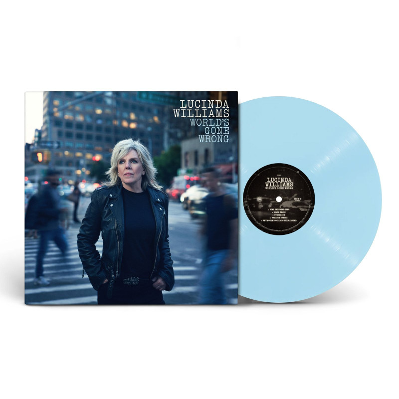 Williams, Lucinda - World's Gone Wrong - LP (Limited Indie Exclusive Blue Sky Vinyl Edition)